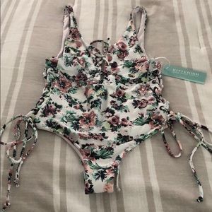 Kittenish bathing suit